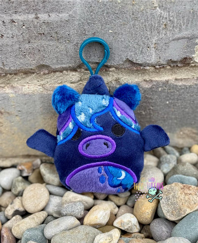 DIGITAL DOWNLOAD Applique Moon Pony Squishy Keychain
