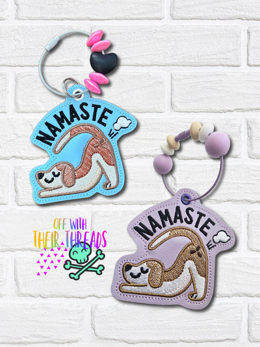 DIGITAL DOWNLOAD Namaste Bag Tag Bookmark Ornament