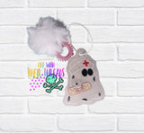 DIGITAL DOWNLOAD Nurse Ghost Boo Boo Crew Bag Tag Bookmark Ornament