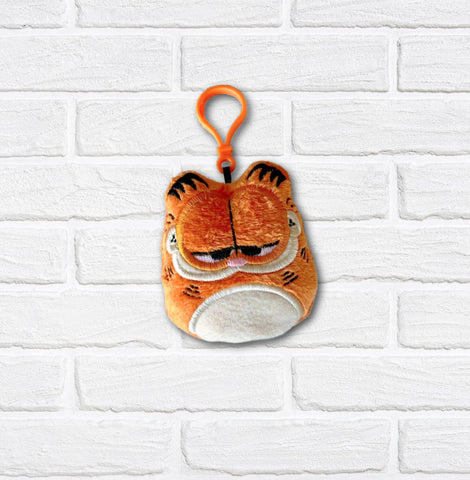 DIGITAL DOWNLOAD Applique Orange Cat Squishy Keychain
