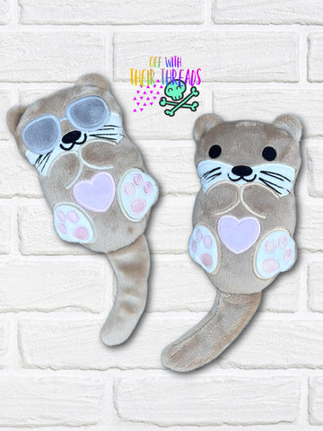DIGITAL DOWNLOAD Otter Plush Set 5 SIZES INCLUDED