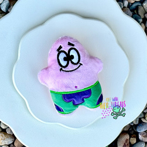 DIGITAL DOWNLOAD Applique Patrick Plush 5 SIZES INCLUDED