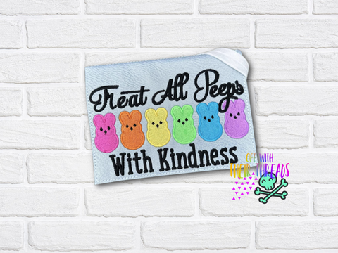 DIGITAL DOWNLOAD Treat All Peeps With Kindness A6 Notebook Cover