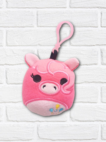 DIGITAL DOWNLOAD Applique Pink Pony Squishy Keychain