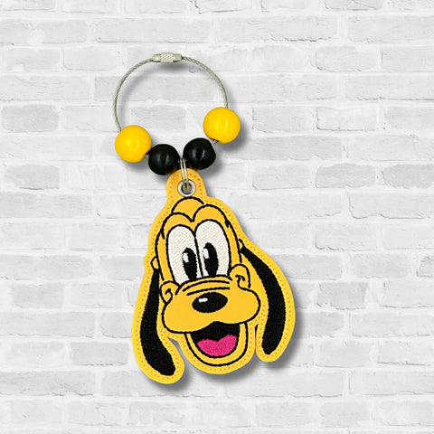 DIGITAL DOWNLOAD Yellow Dog Bag Tag Bookmark Ornament