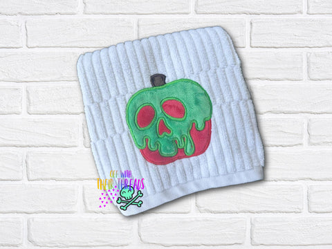 DIGITAL DOWNLOAD Poison Apple Applique 5 SIZES INCLUDED