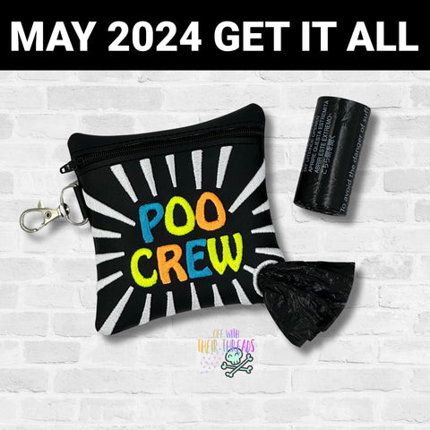 DIGITAL DOWNLOAD 5x5 Poo Crew Poo Bag