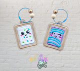 DIGITAL DOWNLOAD Applique Toaster Pastry Bag Tag Bookmark Ornament Set 2 DESIGNS INCLUDED