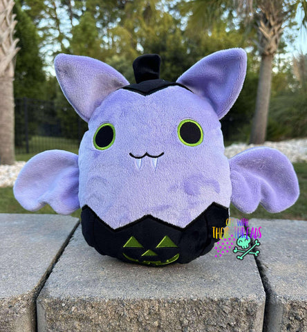 DIGITAL DOWNLOAD Applique Halloween Bat Plush 5 SIZES INCLUDED