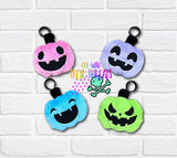 DIGITAL DOWNLOAD Halloween Pumpkin Buddies Squishy Keychains 4 DESIGNS INCLUDED