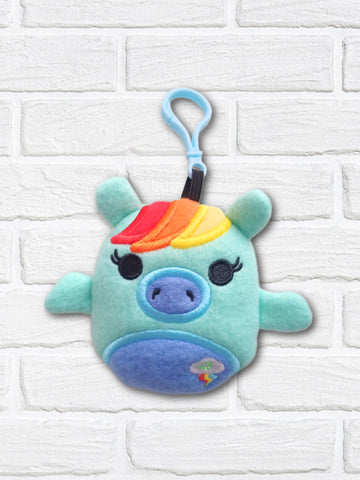 DIGITAL DOWNLOAD Applique Rainbow Pony Squishy Keychain