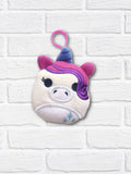 DIGITAL DOWNLOAD Applique Rare Pony Squishy Keychain