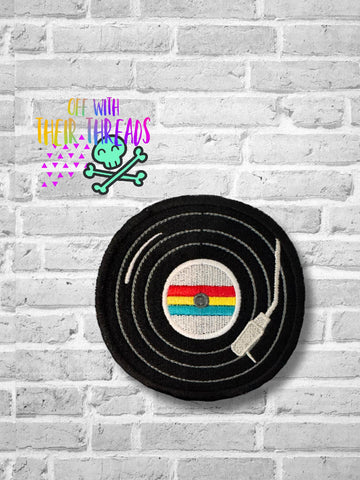 DIGITAL DOWNLOAD Vinyl Record Patch 3 SIZES INCLUDED