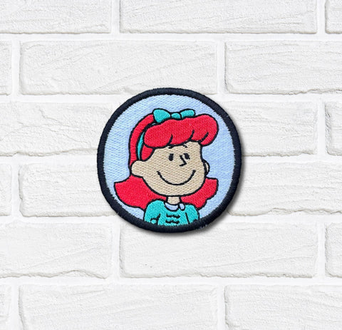 DIGITAL DOWNLOAD Little Red Hair Girl Patch 3 SIZES INCLUDED
