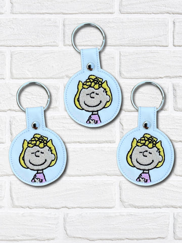 DIGITAL DOWNLOAD Sally Snap Tab Key Chain