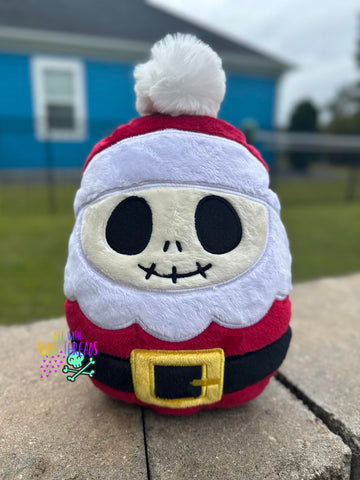 DIGITAL DOWNLOAD Applique Santa Jack Plush 5 SIZES INCLUDED