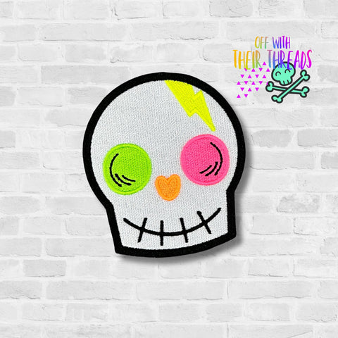 DIGITAL DOWNLOAD Skull Patch 3 SIZES INCLUDED