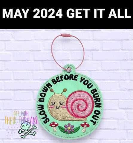 DIGITAL DOWNLOAD Slow Down Before You Burn Out Bag Tag Bookmark Ornament