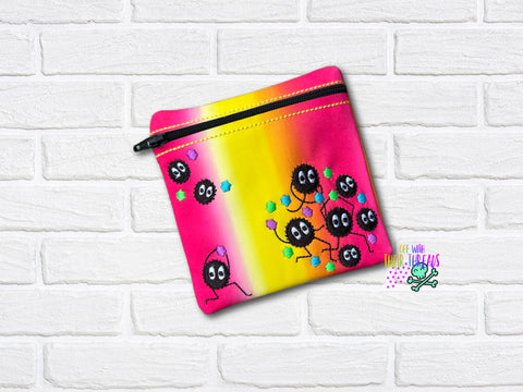 DIGITAL DOWNLOAD Soot Sprite Zipper Bag 3 SIZES INCLUDED