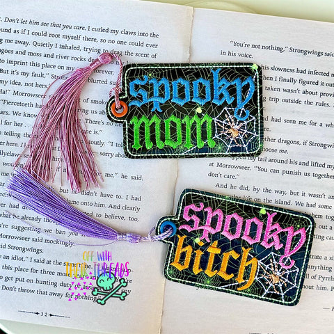 DIGITAL DOWNLOAD Spooky Bag Tag Bookmark Ornament Set