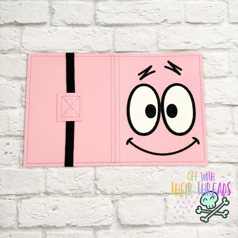 DIGITAL DOWNLOAD Applique Starfish A6 Notebook Cover