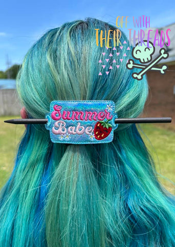 DIGITAL DOWNLOAD Summer Babe Hair Accessory Bun Cover