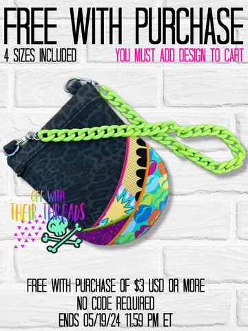 DIGITAL DOWNLOAD Applique Swoop, There It Is! Rounded Bottom Bag
