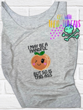 DIGITAL DOWNLOAD Applique I'm A Handful Peach 5 SIZES INCLUDED