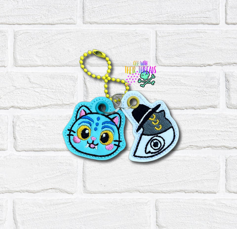 DIGITAL DOWNLOAD Tiger And Bird Charm Set Zipper Pull
