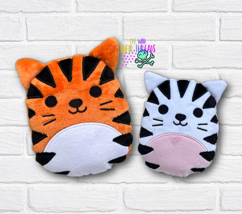 DIGITAL DOWNLOAD Applique Tiger Plush 5 SIZES INCLUDED