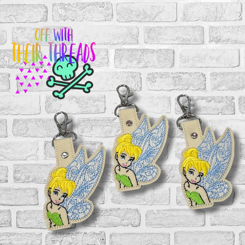 DIGITAL DOWNLOAD Tink Fairy Snap Tab Key Chain