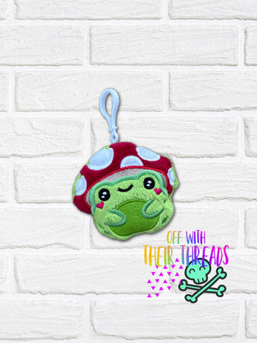 DIGITAL DOWNLOAD Applique Toadstool Squishy Keychain