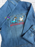 DIGITAL DOWNLOAD Got Too Silly Goose Embroidery Design 5 SIZES INCLUDED