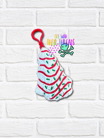 DIGITAL DOWNLOAD Christmas Tree Cake Squishy Keychain