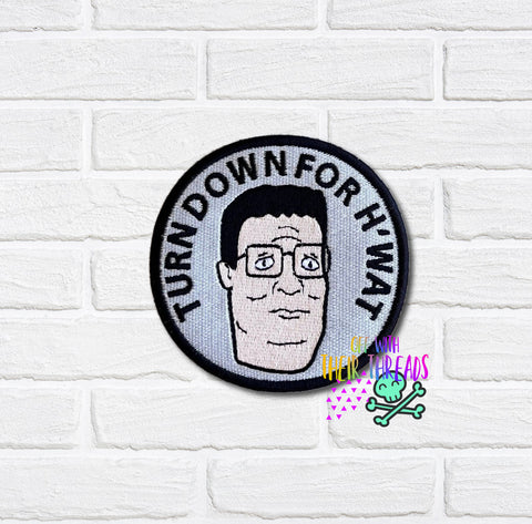 DIGITAL DOWNLOAD Turn Down Patch 3 SIZES INCLUDED