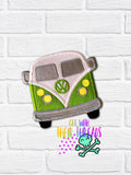 DIGITAL DOWNLOAD Vintage Bus Patch 3 SIZES INCLUDED