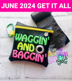 DIGITAL DOWNLOAD 5x5 Waggin' and Baggin' Poo Bag Holder JUNE 2024 MYSTERY BUNDLE