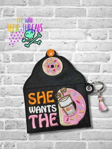 DIGITAL DOWNLOAD She Wants The D Gift Card Snap Holder