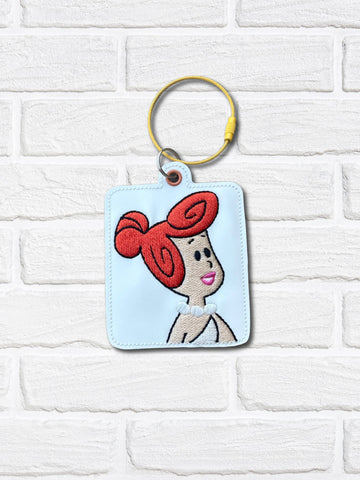 DIGITAL DOWNLOAD Wilma Bag Tag Bookmark Ornament