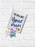 DIGITAL DOWNLOAD Your Mom Mum A6 Notebook Cover JUNE 2024 MATURE MYSTERY BUNDLE