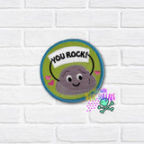 DIGITAL DOWNLOAD You Rock Patch 3 SIZES INCLUDED