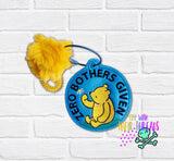 DIGITAL DOWNLOAD Zero Bothers Bag Tag Bookmark Ornament