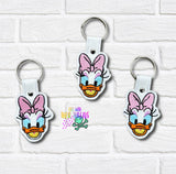 DIGITAL DOWNLOAD Daisy Snap Tab Key Chain