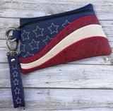 DIGITAL DOWNLOAD ITH Star Spangled Strap and Key Fob Set 5 Sizes Included