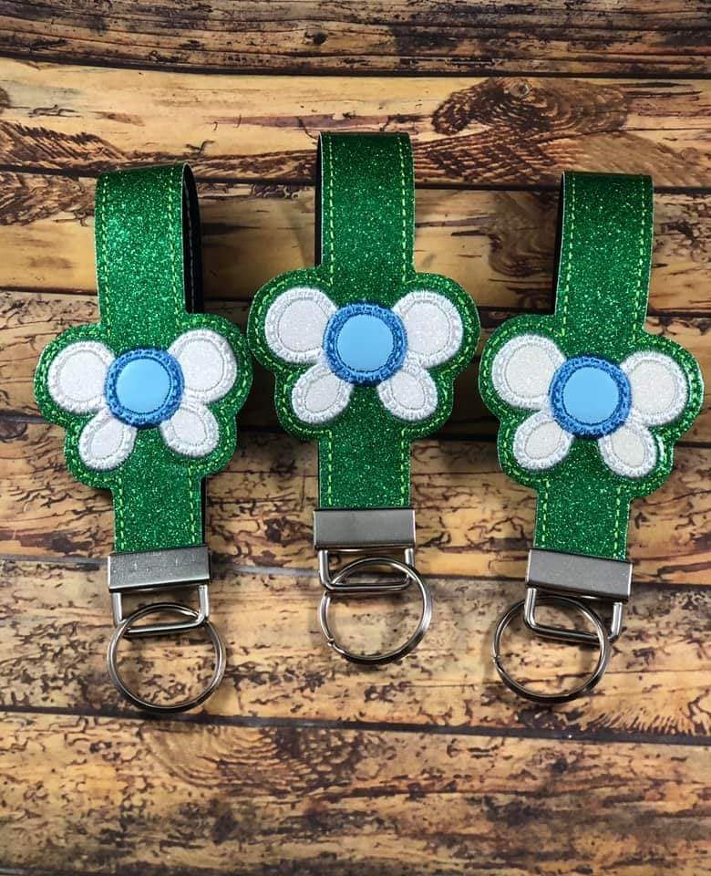 5x7 6x10 DIGITAL DOWNLOAD Navi Fairy Applique Key Fob Set