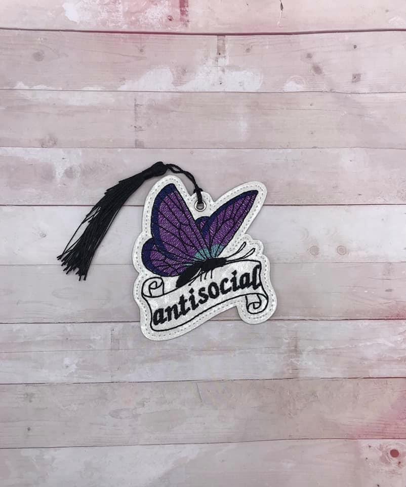 DIGITAL DOWNLOAD Antisocial Butterfly Bookmark