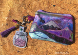 DIGITAL DOWNLOAD The Journey Clutch Lined and Unlined Options Applique Compass Charm