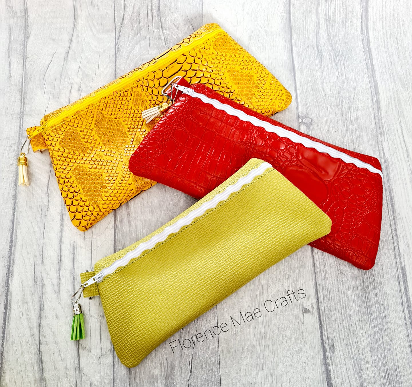 DIGITAL DOWNLOAD The Skinny Clutch Set of 3 Lined and Unlined Options Included