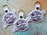 DIGITAL DOWNLOAD Hooker Snap Tab Yarn and Crochet Hook