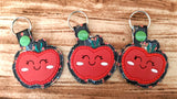 DIGITAL DOWNLOAD Applique Apple Snap Tab